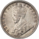 Silver Half Rupee Coin of King George V of Calcutta Mint of 1933.