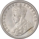 Silver Half Rupee Coin of King George V of Calcutta Mint of 1934.