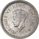 Silver Half Rupee Coin  of King George VI of Bombay Mint of 1942.