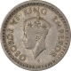 Silver  Half Rupee Coin of King George VI of Bombay Mint of 1944.