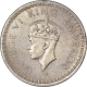 Silver Half Rupee Coin of King George VI of Lahore Mint of 1944.