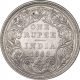 Silver One Rupee Coin of Victoria Queen of Bombay  Mint of 1862.