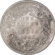 Silver One Rupee Coin of Victoria Queen of Bombay Mint of 1862.