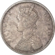 Silver One Rupee Coin of Victoria Queen of Bombay Mint of 1862.