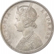 Silver One  Rupee Coin of Victoria Empress of Bombay Mint of 1888.