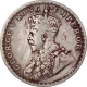 Silver One  Rupee Coin of King George V of Calcutta Mint of 1919.