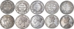 Set of Fifty Five One Rupee coins