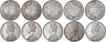 Set of Fifty Five One Rupee coins