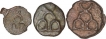 Cast Copper Kakani Coins of Sunga Kingdom.