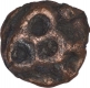 Copper One Fourth Karshapana Coin of Vidarbha Region. 