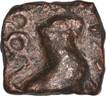 Copper Coin of Satakarni I of Satavahana Dynasty.