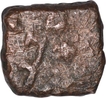 Copper Coin of Satakarni I of Satavahana Dynasty.