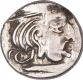 Silver Drachma Coin of Vijayasena of Western Kshatrapas.