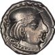 Silver Drachma Coin of Rudrasena II of Western Kshatrapas.