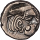 Silver Drachma coin of Bhatradaman of Western Kshatrapas.