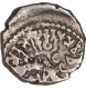 Silver Drachma Coin of Visvasena of Western Kshatrapas.