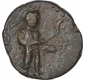 Copper One Fourth Coin of Kanishka of Kushan Dynasty.