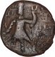 Copper Coin of Vasudeva I of Kushan Dynasty.