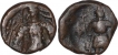 Copper Coins of Vasudeva I of Kushan Dynasty.