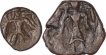 Copper Coins of Vasudeva I of Kushan Dynasty.