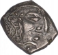 Silver Drachma coin of Skandagupta of Gupta Dynasty.