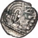 Silver Drachma coin of Krishnaraja of Kalachuris of Mahishmati.