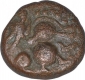 Copper Jital Coin of Devaraya I of Sangama Dynasty of Vijayanagara Empire.