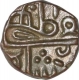 Copper Half Fulus Coin of Al Din Mahmud Shah I of Malwa Sultanate.