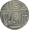 Silver One Rupee Coin of Akbar of Ahmadabad Mint.