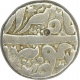 Silver One Rupee Coin of Akbar of Berar Mint of Tir Month.