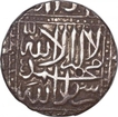 Silver One Rupee Coin of Akbar of Kalima Type.