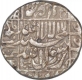 Silver One Rupee Coin of Shahjahan of Surat Mint of Kalima Type.