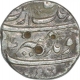 Silver Half Rupee Coin of Aurangzeb of Surat Mint.