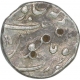 Silver Half Rupee Coin of Aurangzeb of Surat Mint.