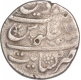 Silver One Rupee Coin of Aurangzeb of Kanbayat Mint.