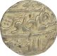 Silver One Rupee Coin of Aurangzeb of Lakhnau Mint.