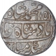 Silver One Rupee Coin of Muhammad Shah of Allahabad Mint.