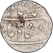 Silver One Rupee Coin of Muhammad Shah of Murshidabad Mint.