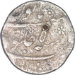 Silver One Rupee Coin of Muhammad Shah of Murshidabad Mint.