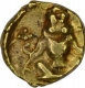 Gold Fanam Coin of Kanthirava Narasaraja I of Mysore  Kingdom.