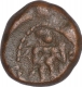 Copper Kasu coin of Ramayana Series of Tanjavur Nayakas.