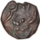 Copper Toka Cash Coin of Daulatabad Mint of Aurangabad of Hyderabad Feudatory.