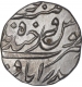 Silver One Rupee Coin of Mir Mahbub Ali Khan of Farkhanda Bunyad Haidarabad Mint of Hyderabad State.