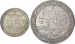 Silver Fraction Coins of Fatteh Singh of Mewar State.