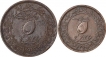 Copper Paisa Coins of Muhammad Sa adat Ali Khan of Tonk State.