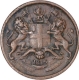 Rare Copper One Twelfth Anna Coin of East India Company of Madras Mint of 1835.