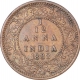 Copper One Twelfth Anna Coin of Victoria Empress of Bombay Mint of 1888.