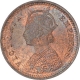 Copper One Twelfth Anna Coin of Victoria Empress of Calcutta Mint of 1899.