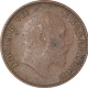 Copper One Twelfth Anna Coin of King Edward VII of Calcutta Mint of 1904.