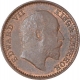 Copper One Twelfth Anna Coin of King Edward VII of Calcutta Mint of 1906.